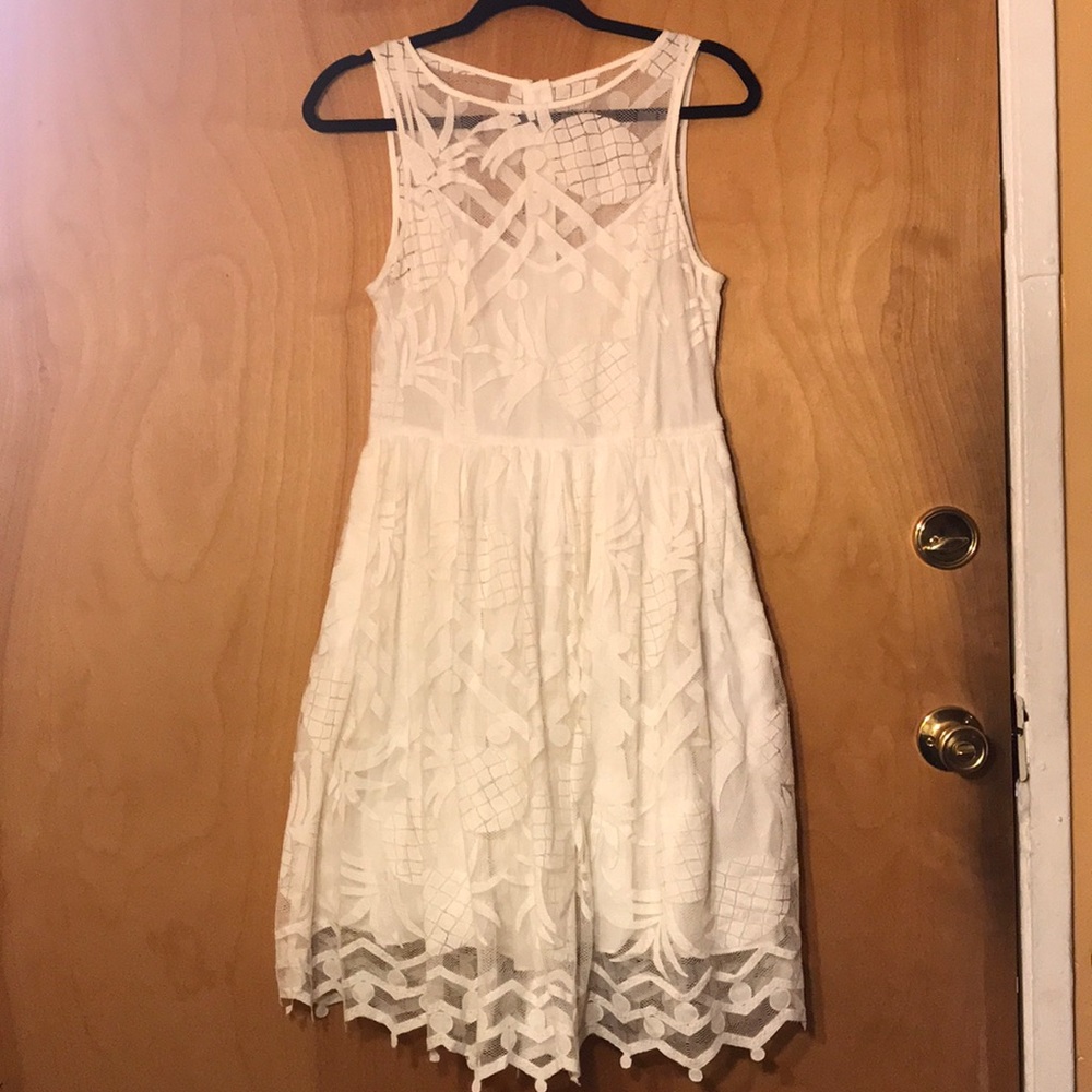 Anthropologie Maeve Pina Pineapple lace dress